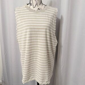 Lululemon Casual Striped Muscle Tee - size 12